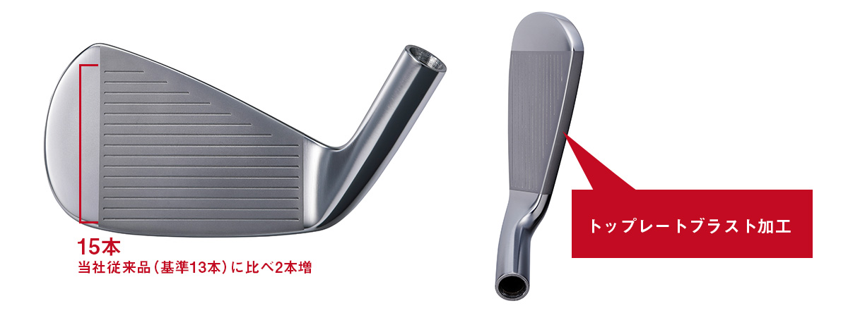 高機能かつミウラらしい端正なヘッド形状